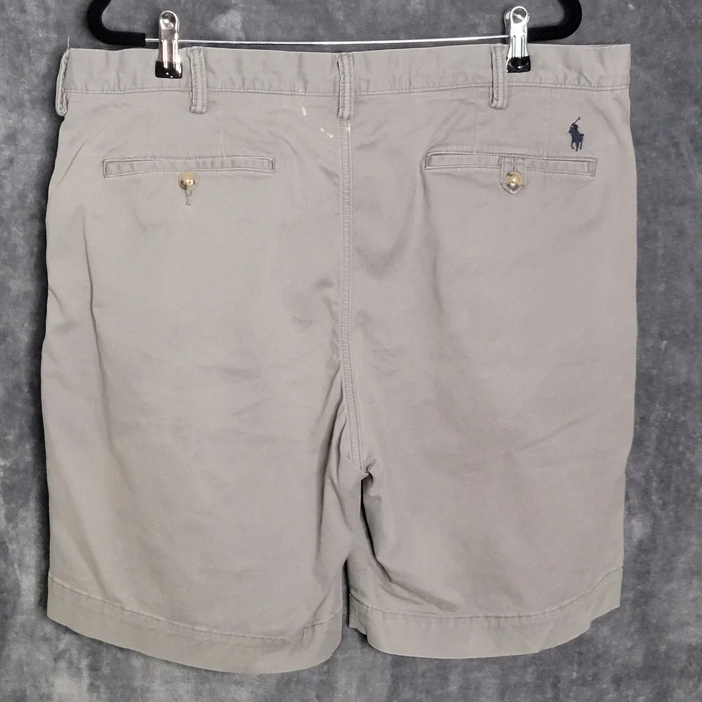 Polo Ralph Lauren Chino Shorts Mens 38 Blue Grey Green Stretch Bundle Preppy Dad - Picture 7 of 16